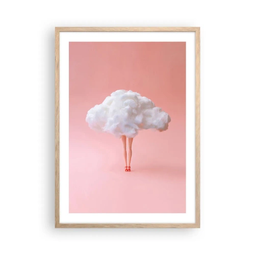 Affisch i ram av ljusek - Söt utfästelse - 50x70 cm