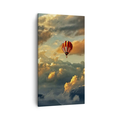 Canvastavla - Bild på duk - Jag flyger för jag vill - 45x80 cm