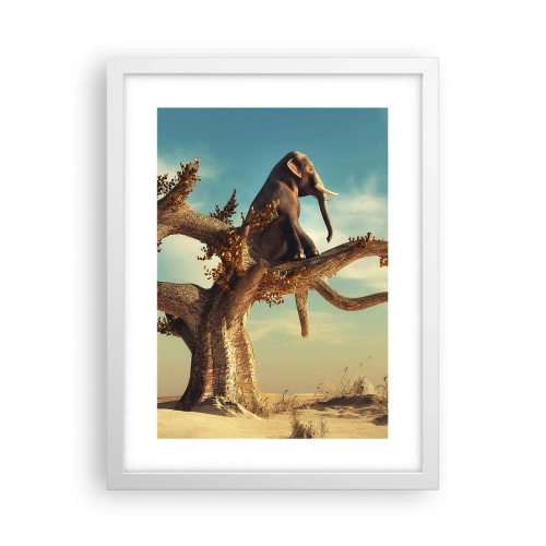 Affisch i vit ram - Ny synvinkel - 30x40 cm