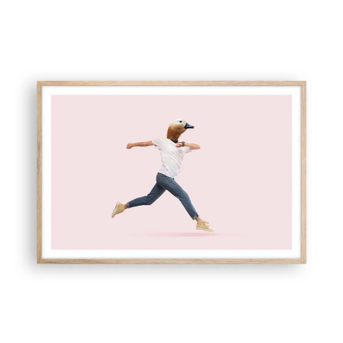 Affisch i ram av ljusek - En nypa absurd - 91x61 cm