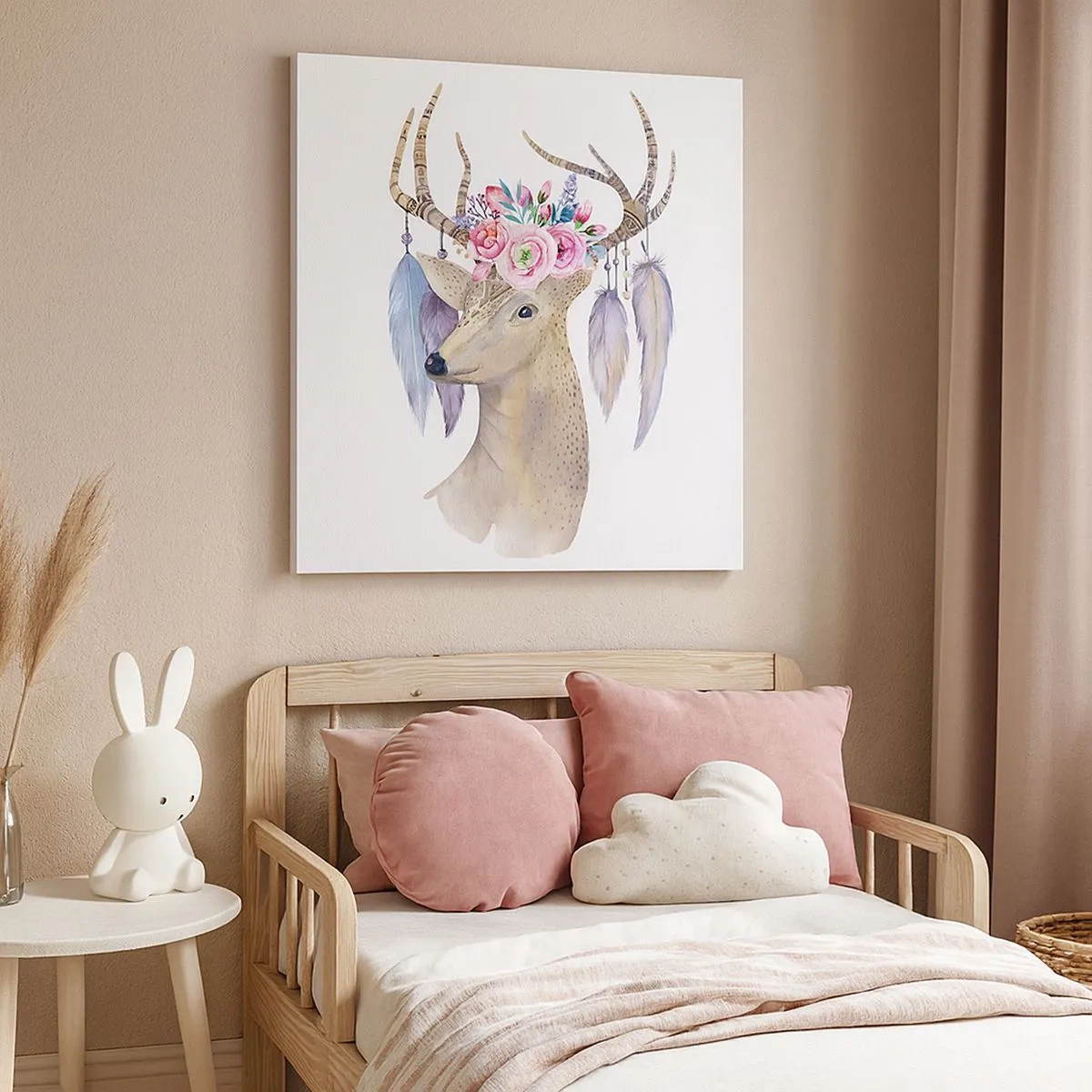 Canvastavla - Bild på duk - Själguide - delikat, oskyldig - 30x30 cm