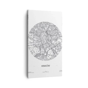 Canvastavla - Bild på duk - Krakóws anatomi - 45x80 cm
