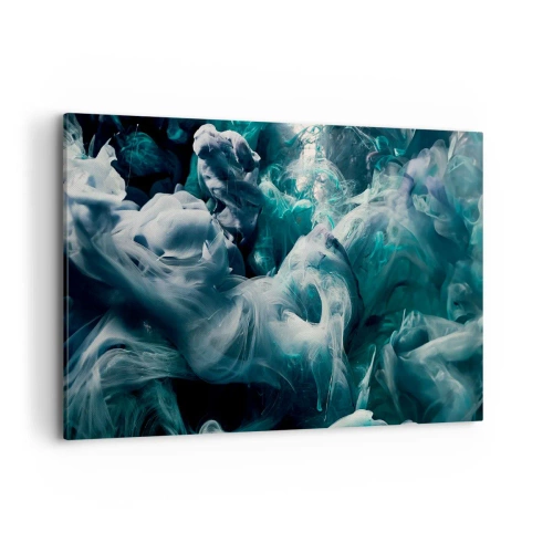 Canvastavla - Bild på duk - Färg i rörelse - 100x70 cm