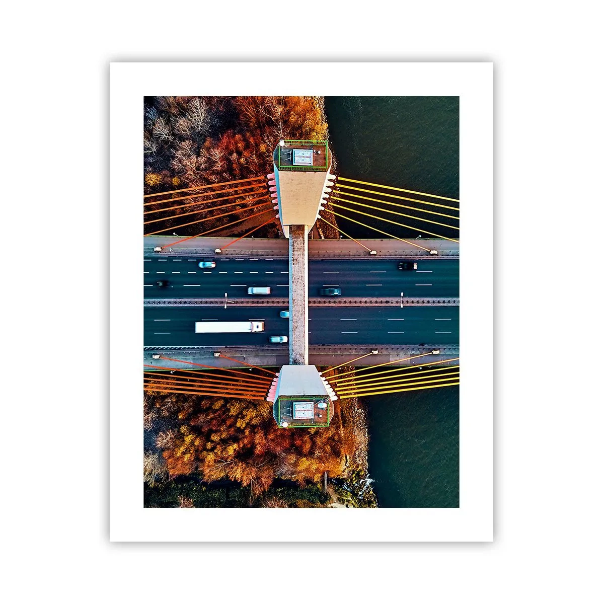 Affisch - Bortom vatten, bortom skog - 40x50 cm