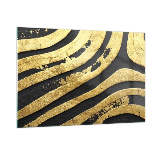 Glastavla - Bild på glas - Allt flyter - 120x80 cm