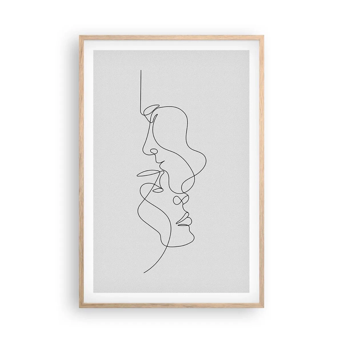 Affisch i ram av ljusek - Sentimentala lustens glöd - 61x91 cm