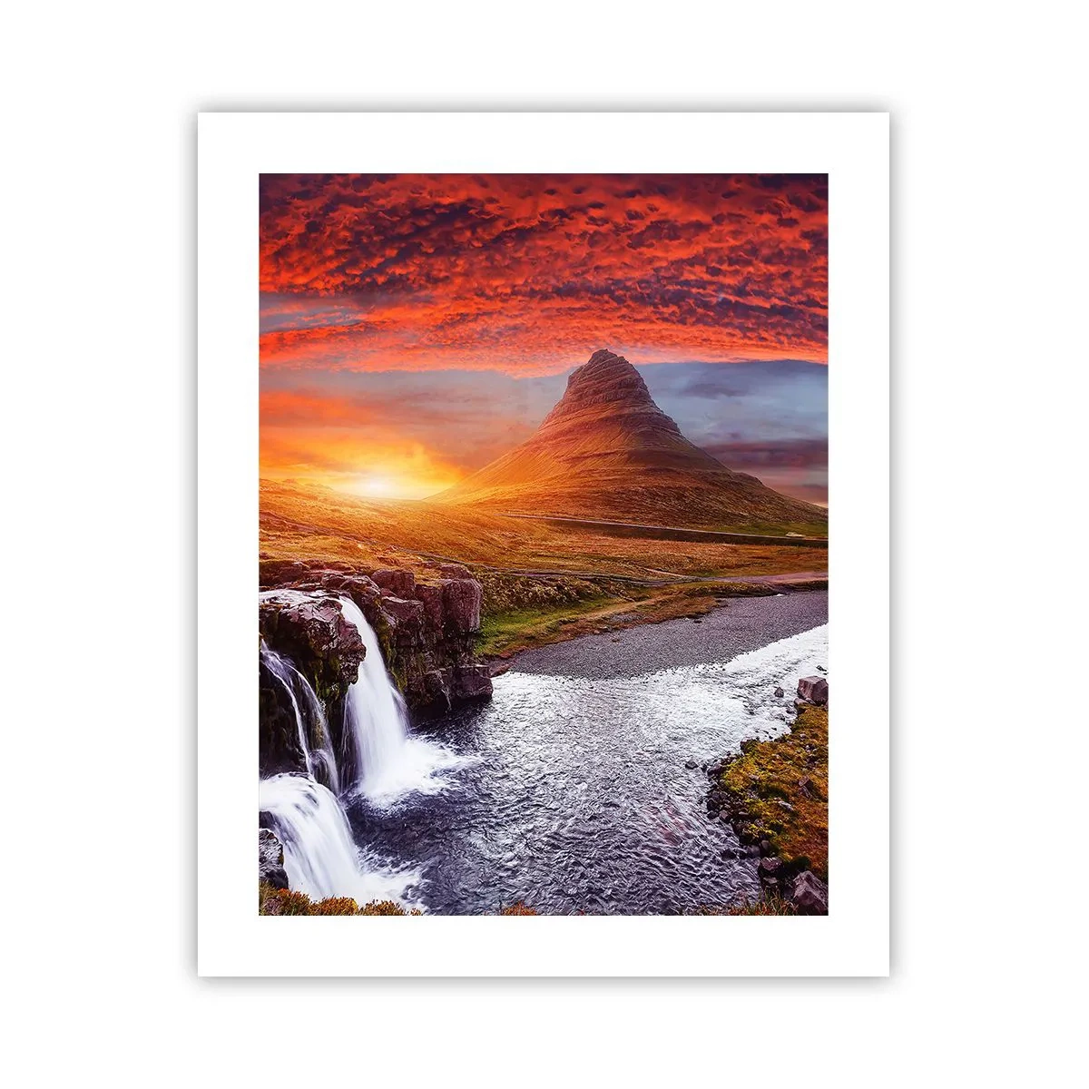 Affisch - Utsikt över Midgård - 40x50 cm