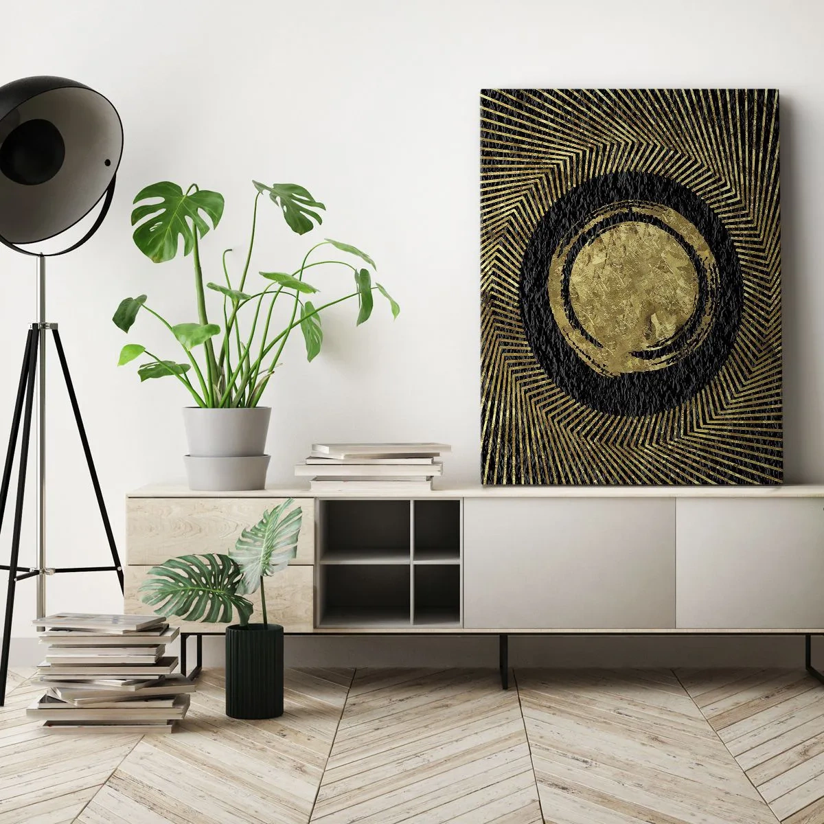 Canvastavla - Bild på duk - Glamourös komposition - 50x70 cm
