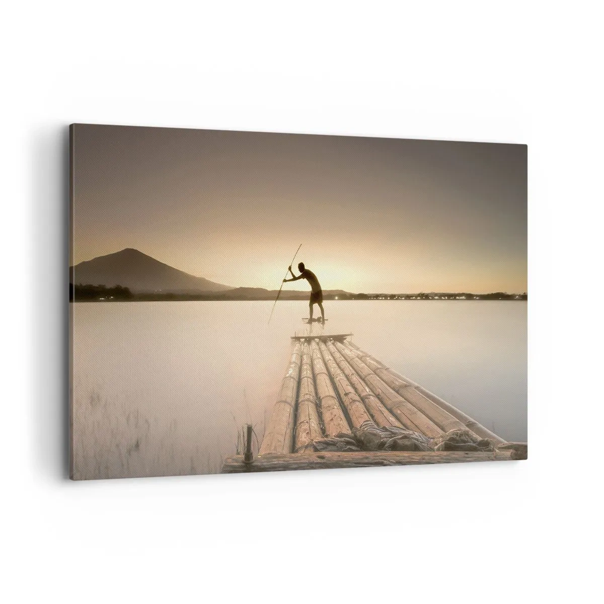 Canvastavla - Bild på duk - Före avkoppling - 100x70 cm