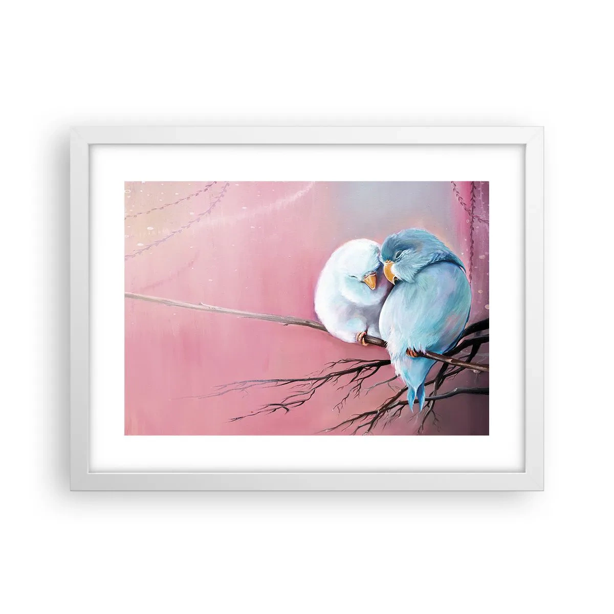 Affisch i vit ram - Lägga till något?… - 40x30 cm