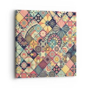 Canvastavla - Bild på duk - Marockansk stämning - 30x30 cm