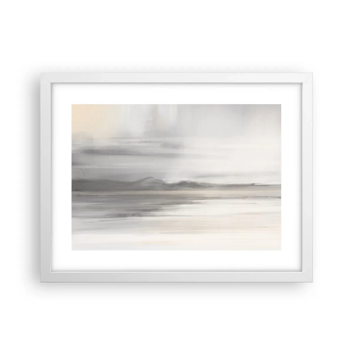 Affisch i vit ram - En eftertänksam bakgrund - 40x30 cm