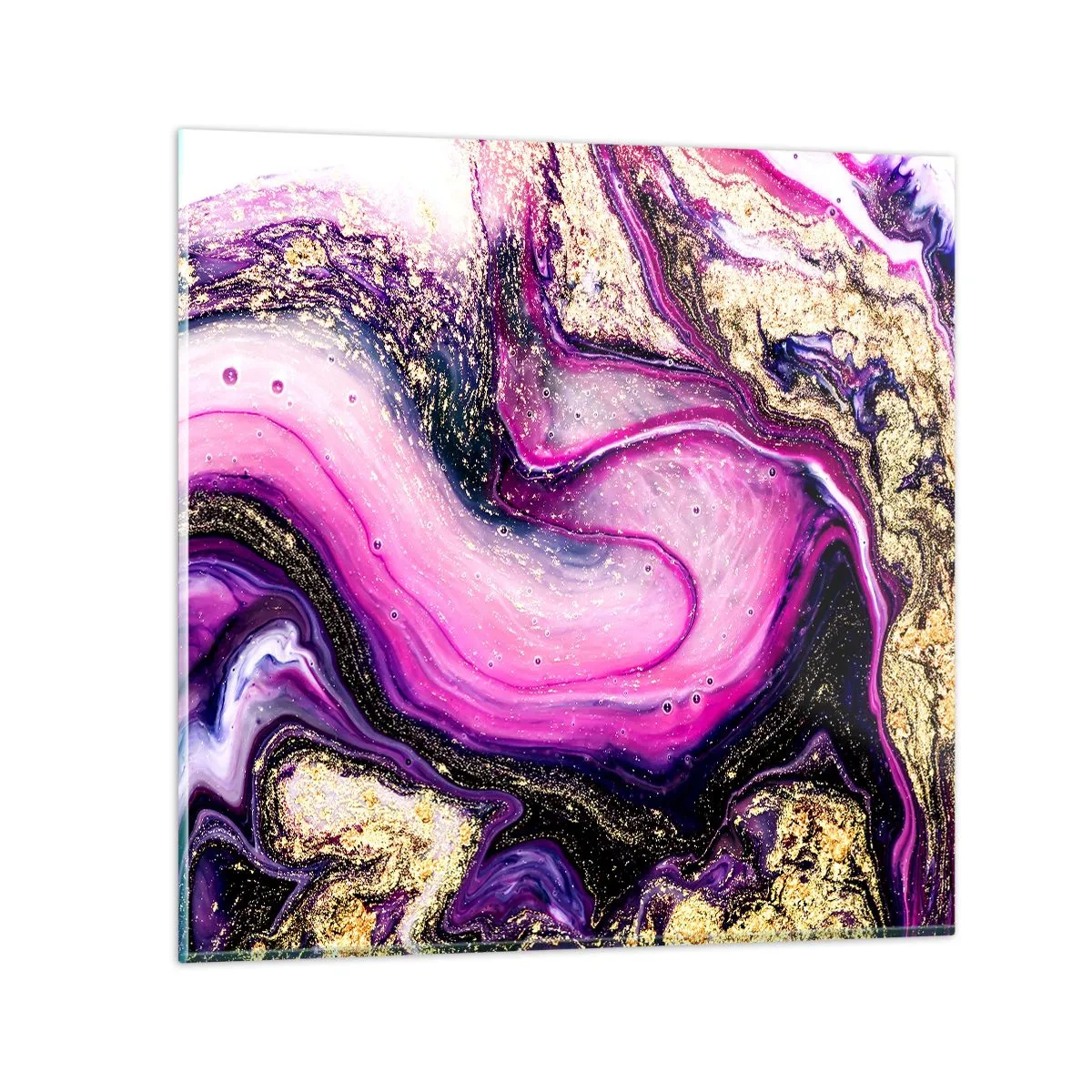 Glastavla - Bild på glas - En stund bakom kulisserna - 40x40 cm