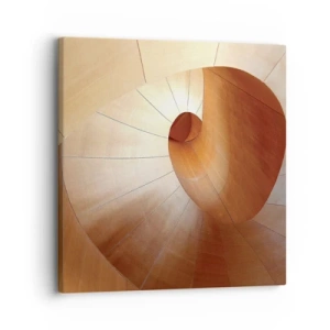 Canvastavla - Bild på duk - Arkitektonisk serpentin - 30x30 cm