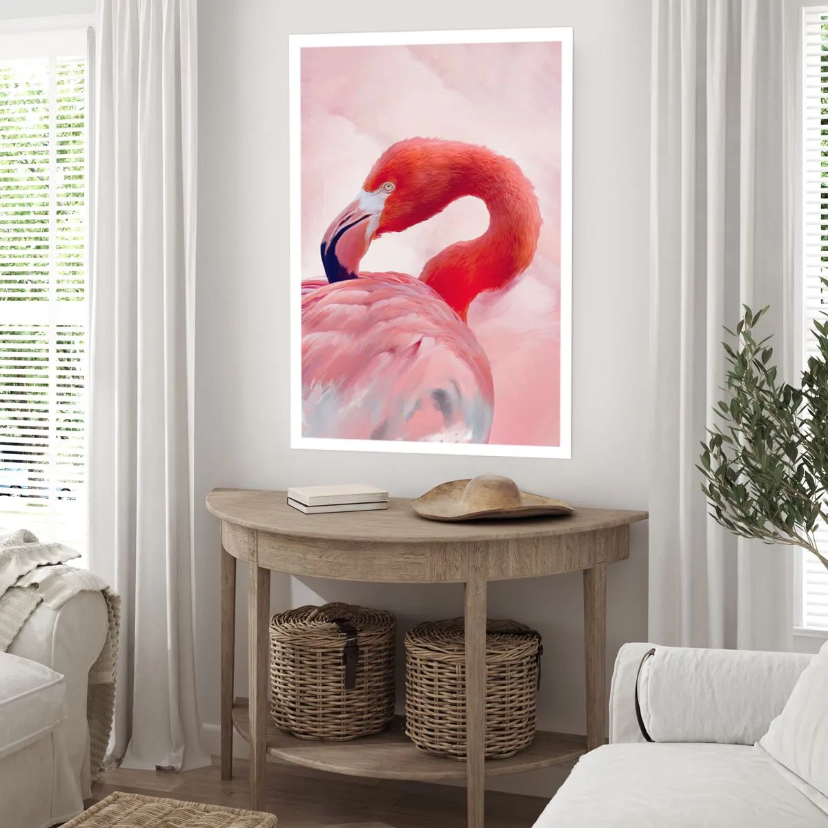 Affisch - Fågelns skönhet - 70x100 cm