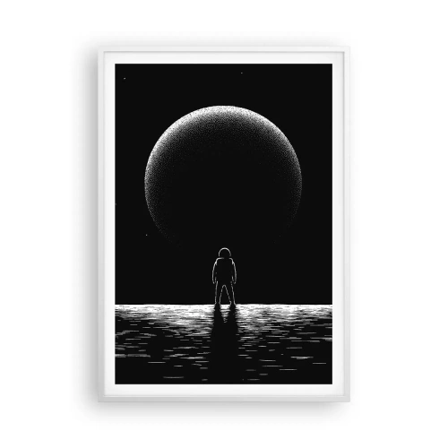 Affisch i vit ram - Ansikte mot ansikte - 70x100 cm