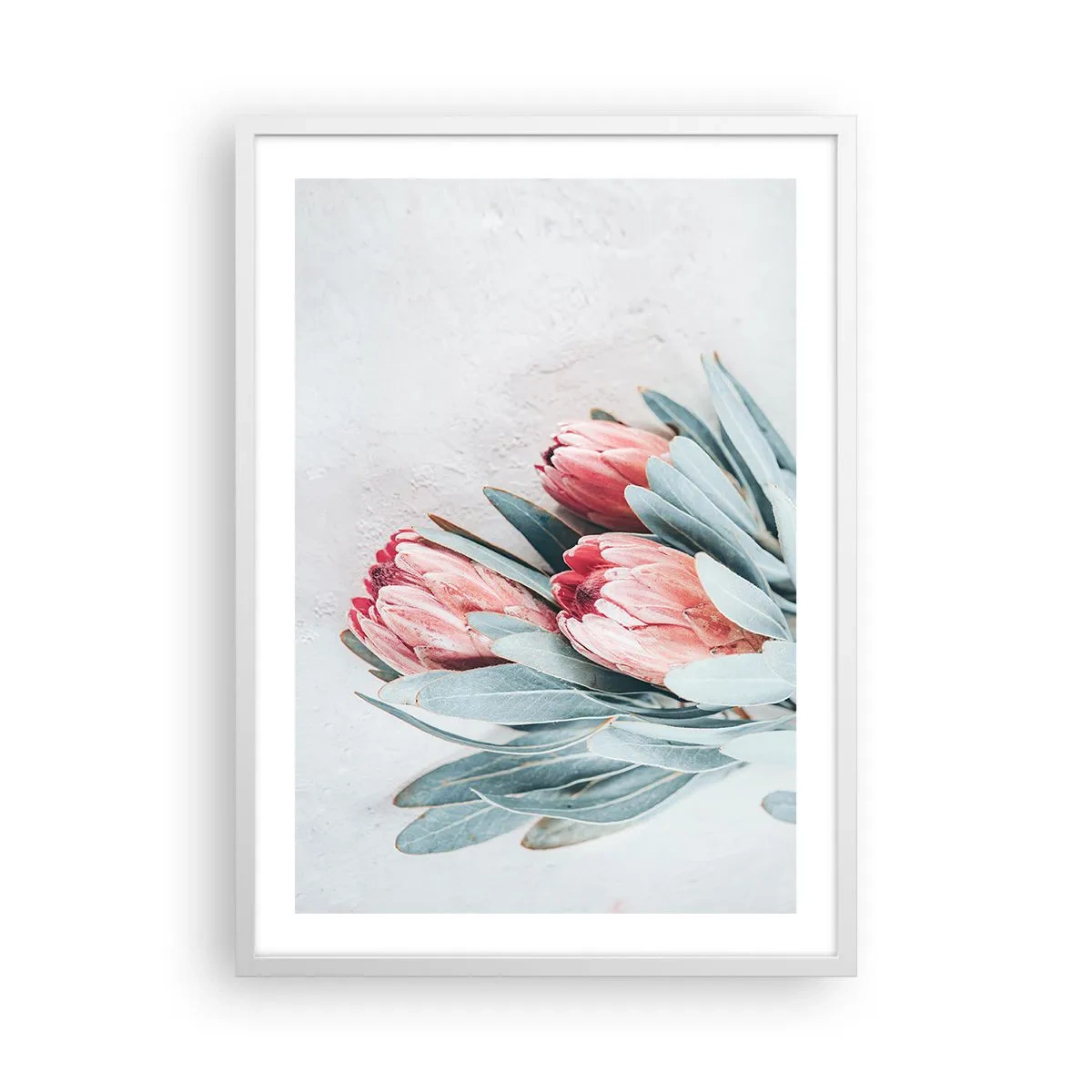 Affisch i vit ram - Generad av sin skönhet - 50x70 cm