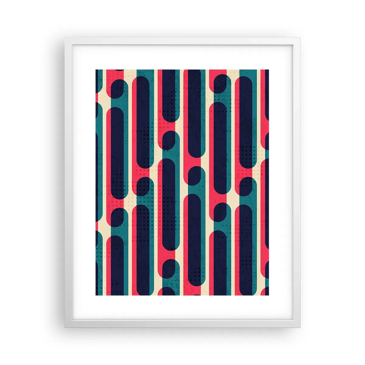 Affisch i vit ram - In och framåt - 40x50 cm