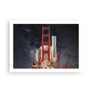 Affisch - Alltid i centrum - 70x50 cm