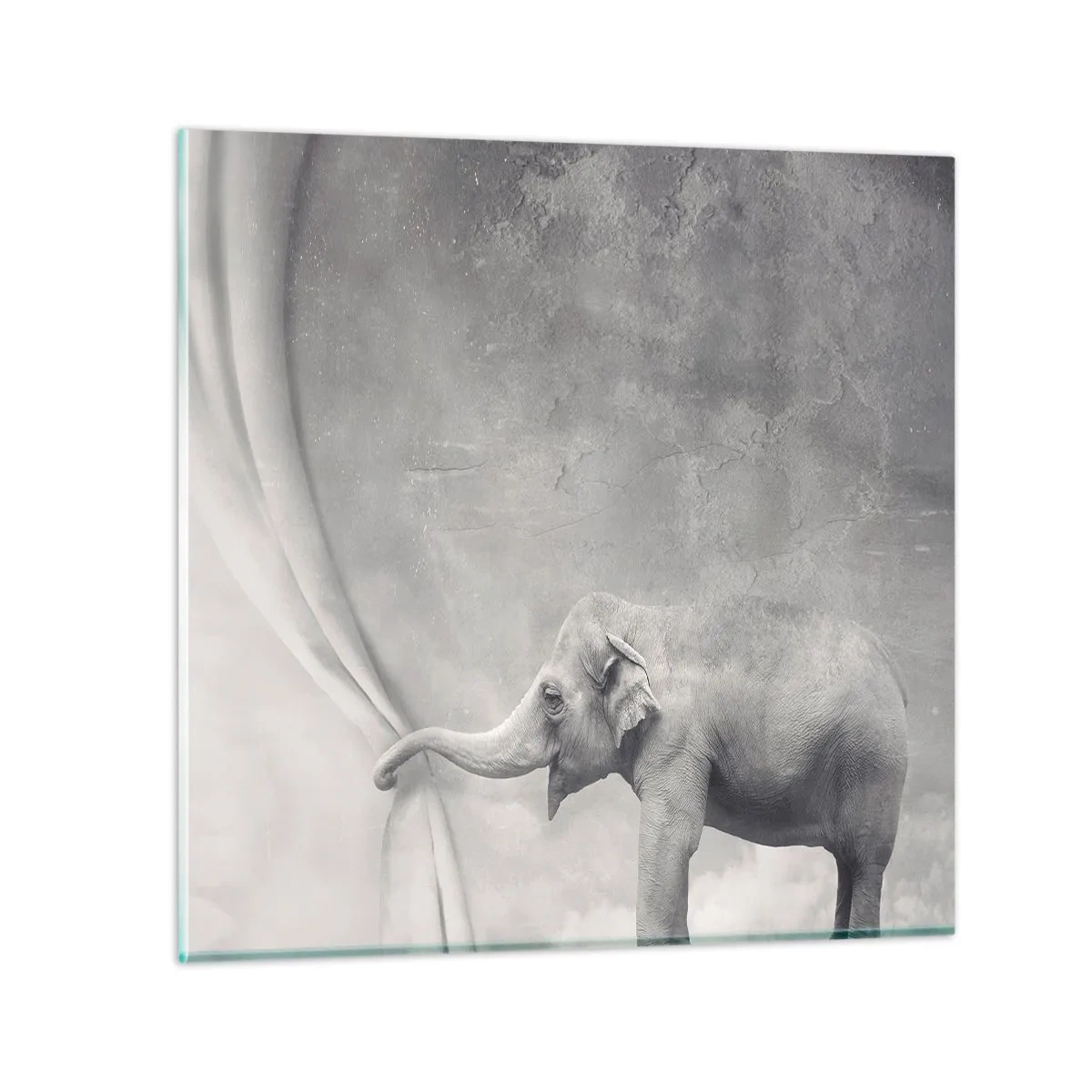 Glastavla - Bild på glas - Avslöja hemligheten - 70x70 cm