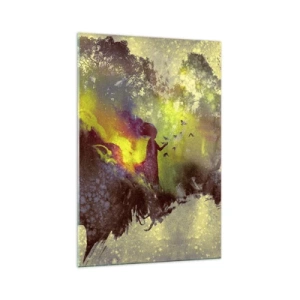 Glastavla - Bild på glas - Moder Naturen - 70x100 cm