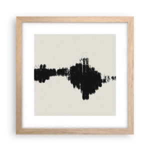 Affisch i ram av ljusek - Fantasins vibrationer - 30x30 cm