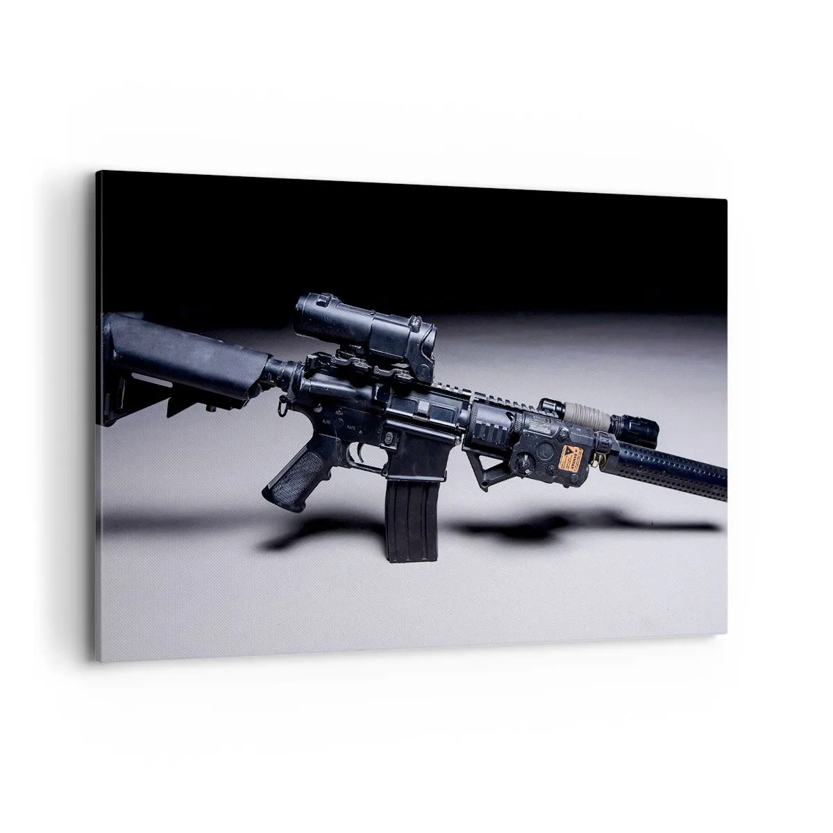 Canvastavla - Bild på duk - Mörk riddare - 100x70 cm