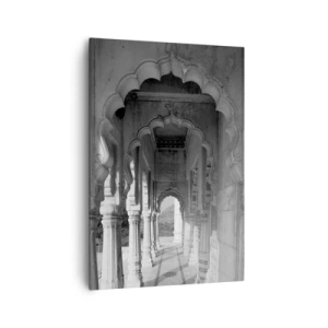 Canvastavla - Bild på duk - Det är här berättelserna från öst utspelar sig - 70x100 cm