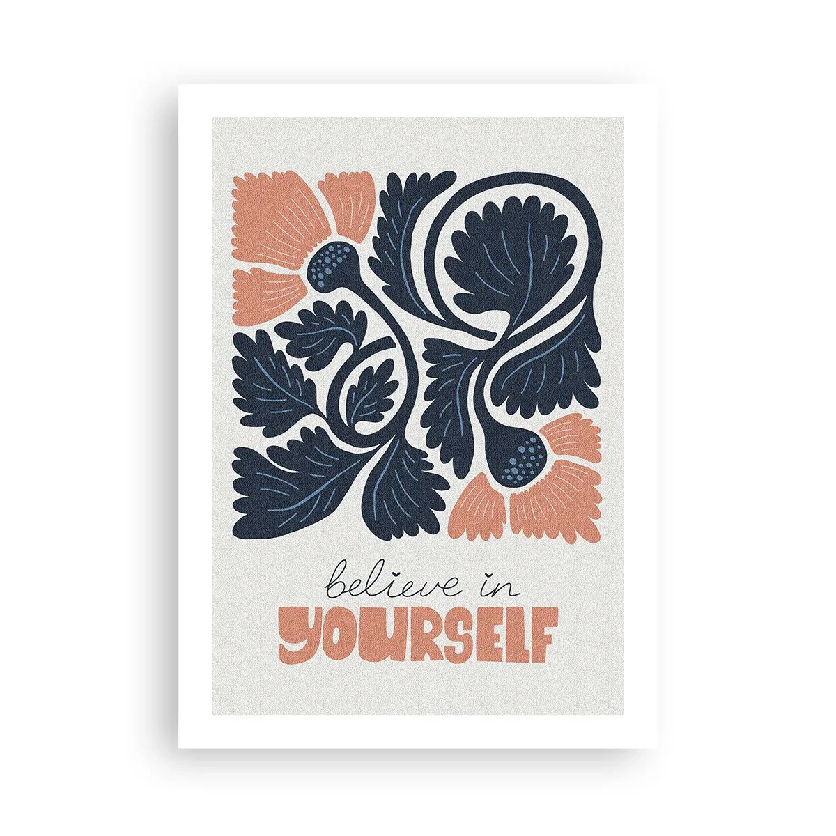 Affisch - Blomma du också - 50x70 cm