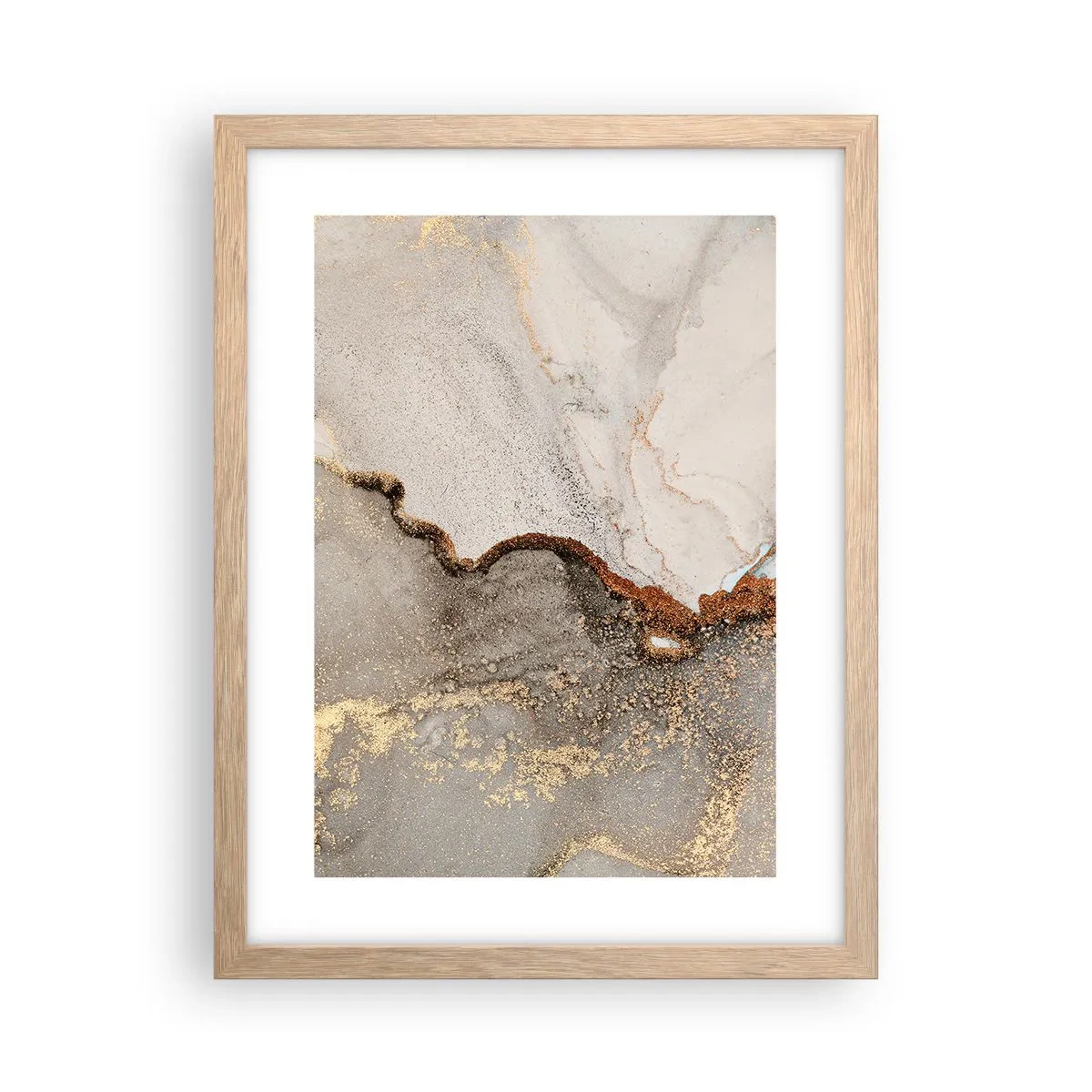 Affisch i ram av ljusek - På färgernas gräns - 30x40 cm