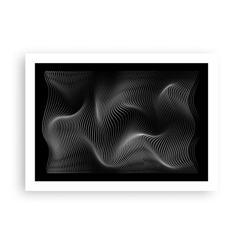 Affisch - Ljusets dans i rymden - 70x50 cm