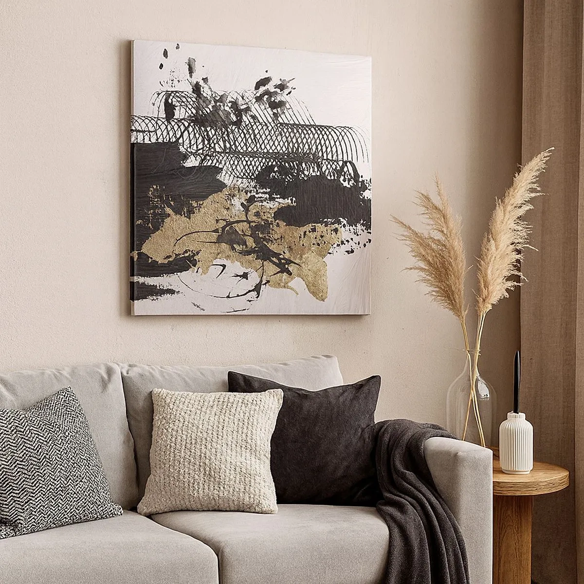 Canvastavla - Bild på duk - Komposition med passion - 30x30 cm