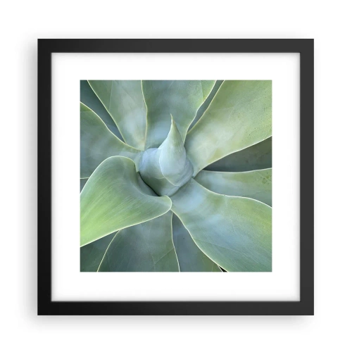 Affisch i svart ram - Det gröna föds - 30x30 cm