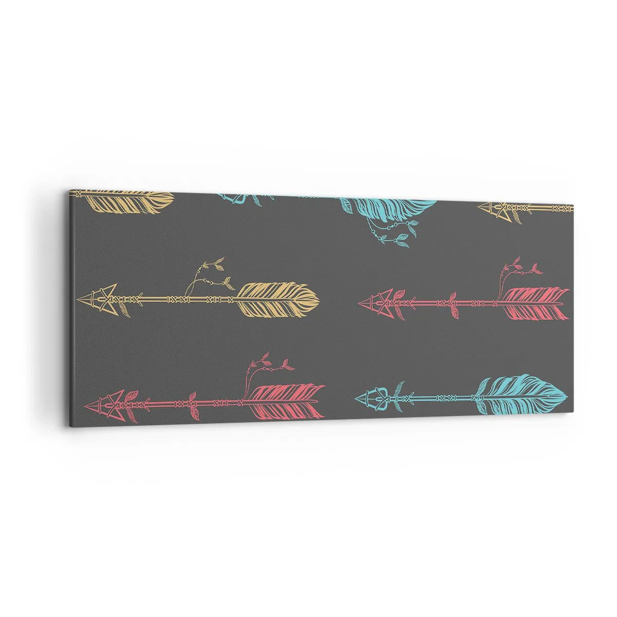 Canvastavla - Bild på duk - I ordning - 120x50 cm