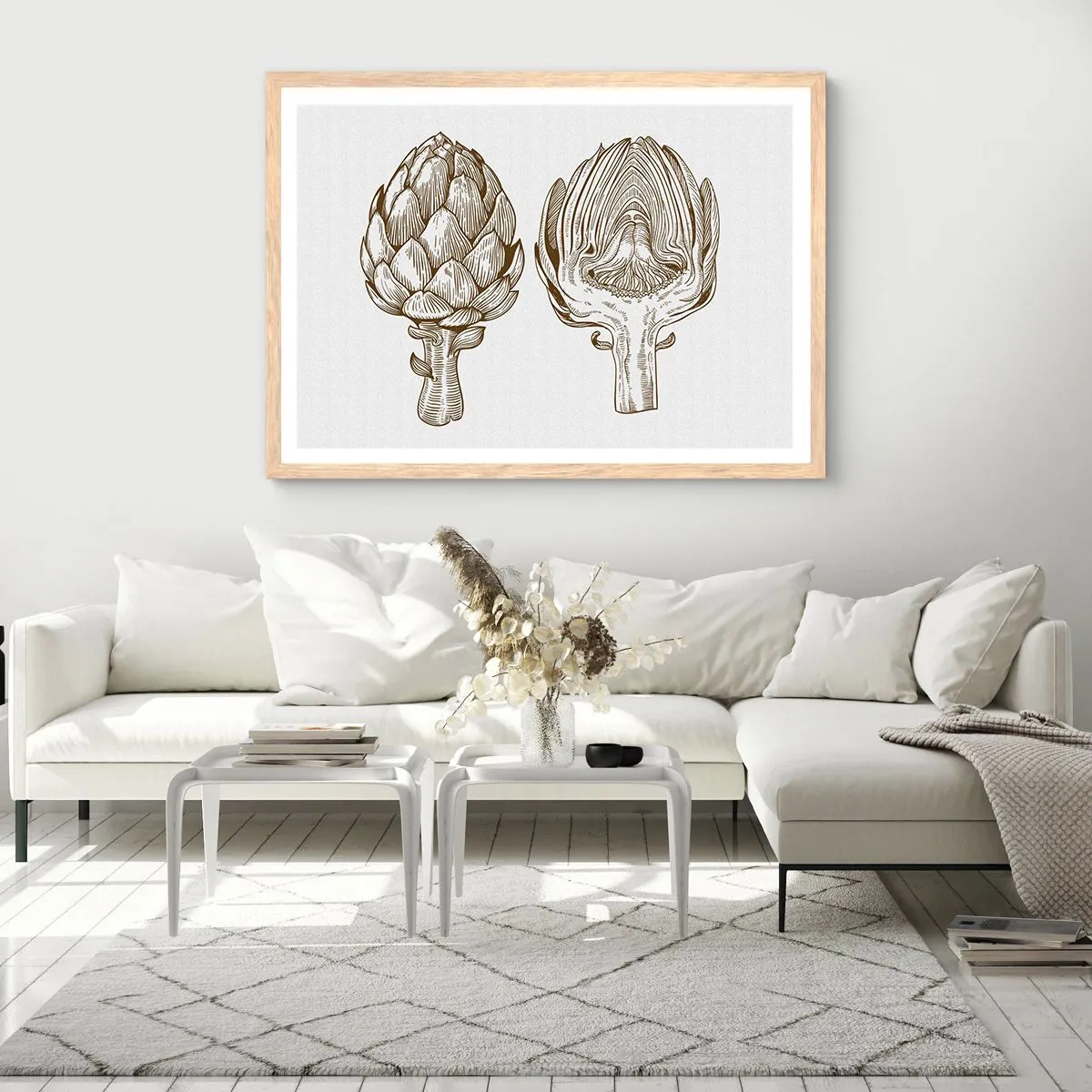 Affisch i ram av ljusek - Anatomilektion - 40x30 cm