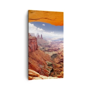 Canvastavla - Bild på duk - Skapat av naturen - 45x80 cm