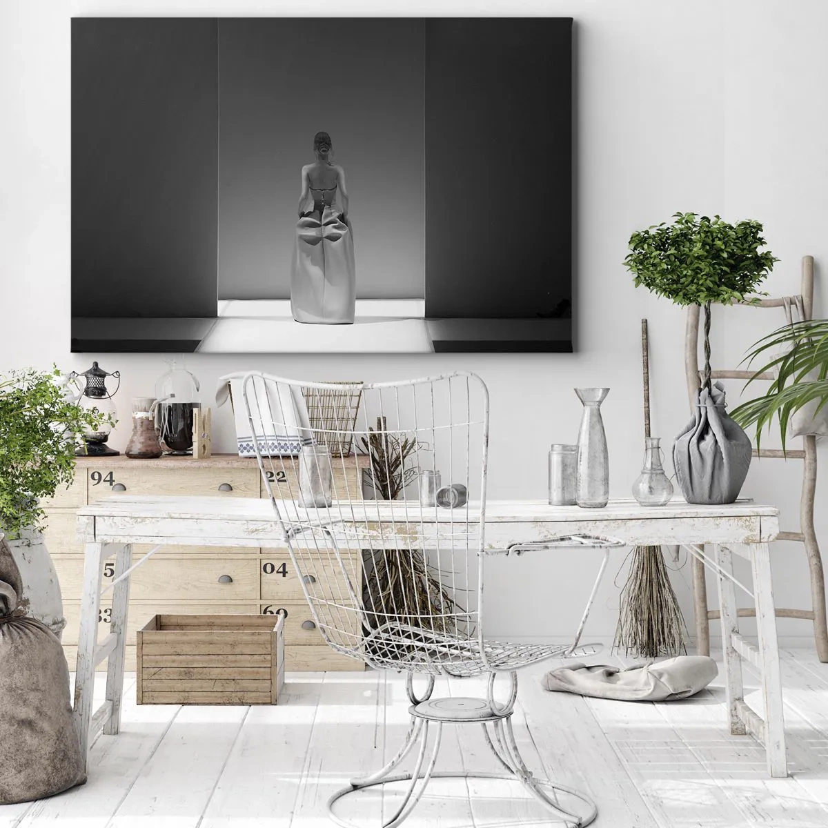 Canvastavla - Bild på duk - Raffinerad enkelhet - 70x50 cm