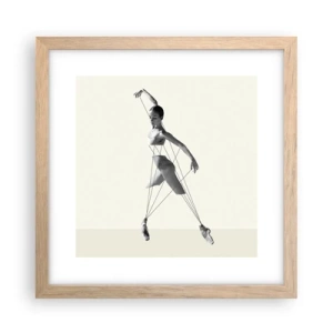 Affisch i ram av ljusek - I världens teater - 30x30 cm