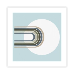 Affisch - Ostoppad attraktionskraft - 40x40 cm