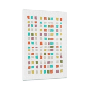 Glastavla - Bild på glas - Ett okänt spel - 70x100 cm