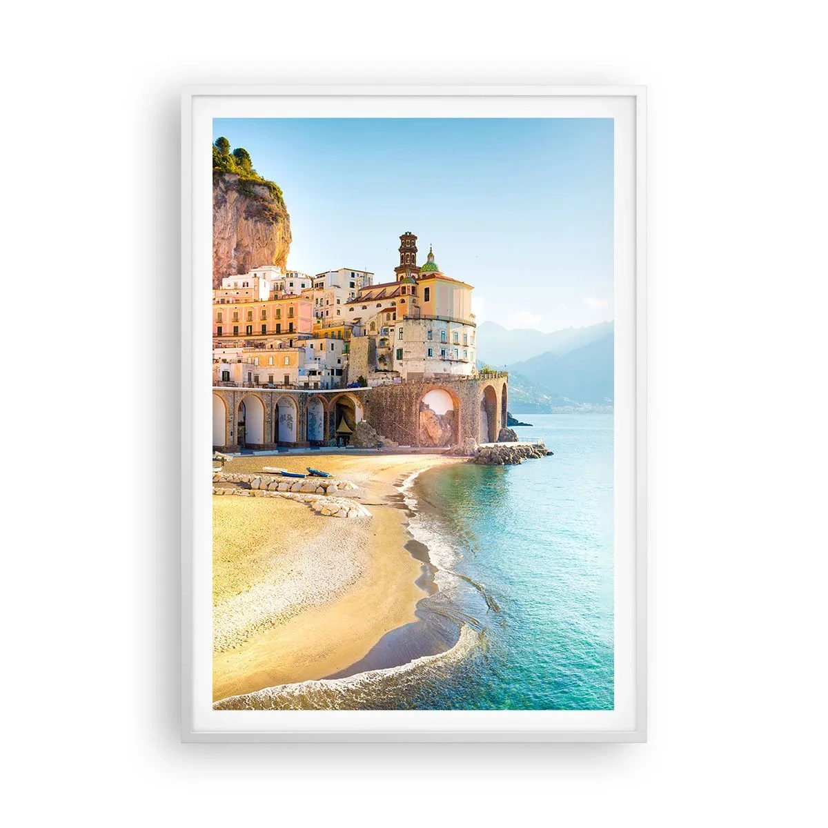 Affisch i vit ram - Stad utan motstycke - 70x100 cm