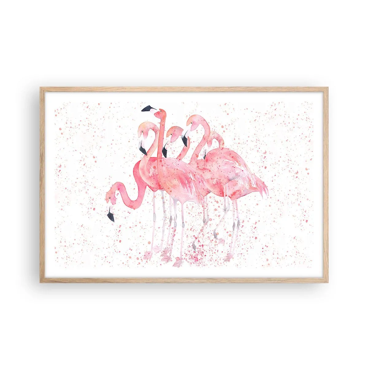 Affisch i ram av ljusek - Rosa bandet - 91x61 cm