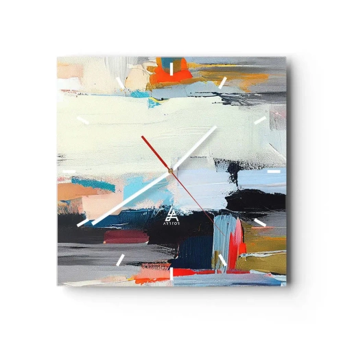 Väggklocka - Klocka på glas - Finns det någon metod? - 40x40 cm