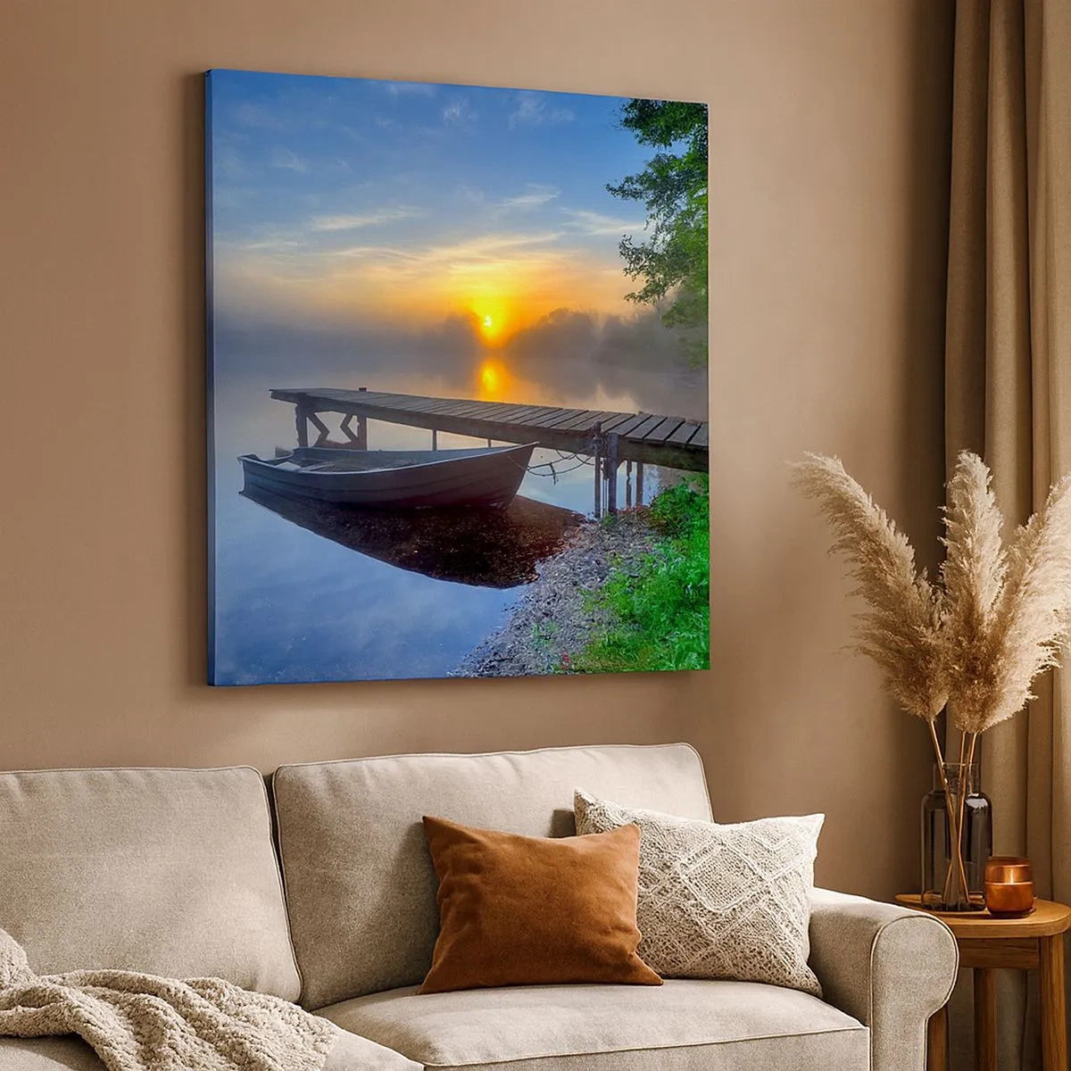 Canvastavla - Bild på duk - Det vanliga förvandlas till det magiska - 30x30 cm