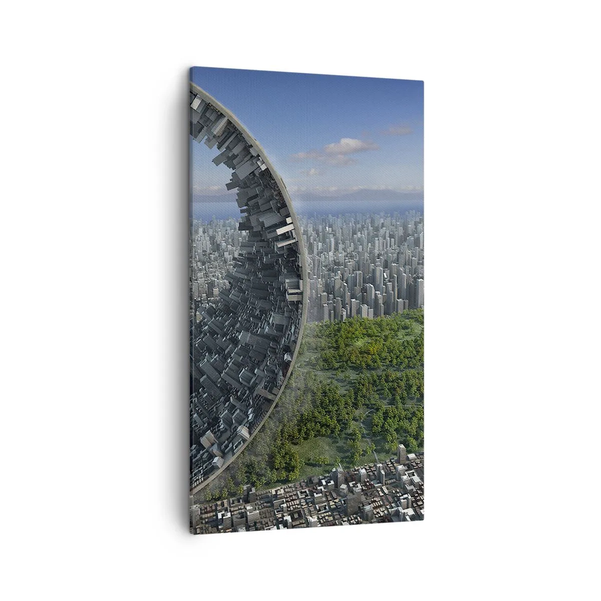 Canvastavla - Bild på duk - Naturen är evig - 45x80 cm