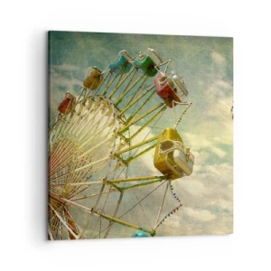 Canvastavla - Bild på duk - Kommer att bli, kommer att bli kul.... - 60x60 cm
