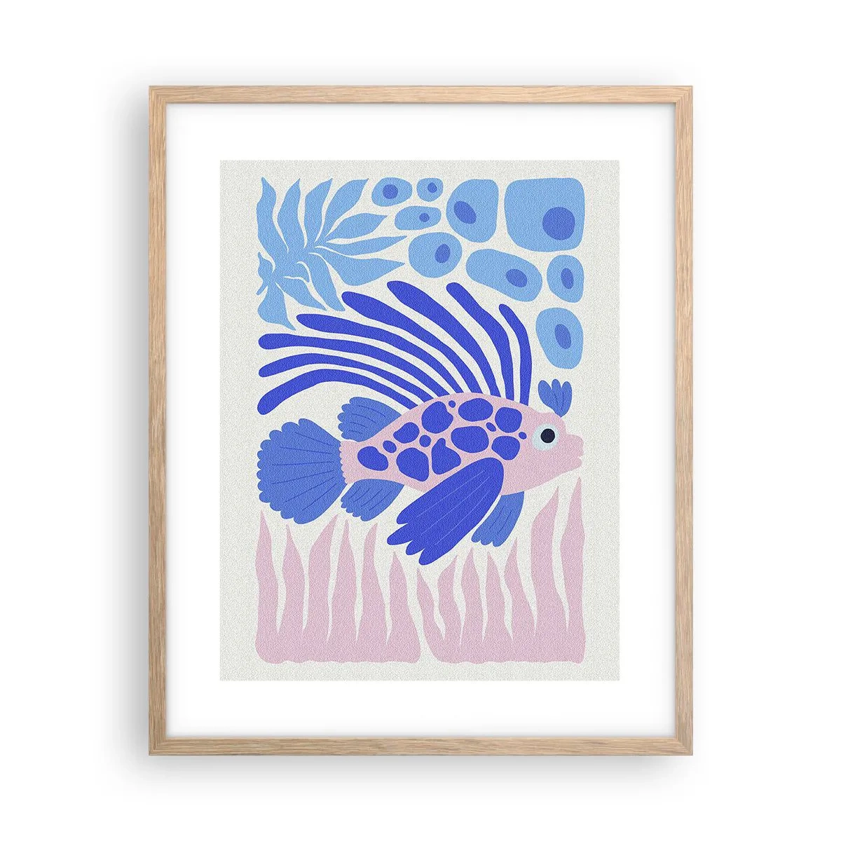 Affisch i ram av ljusek - I sitt rätta miljö - 40x50 cm