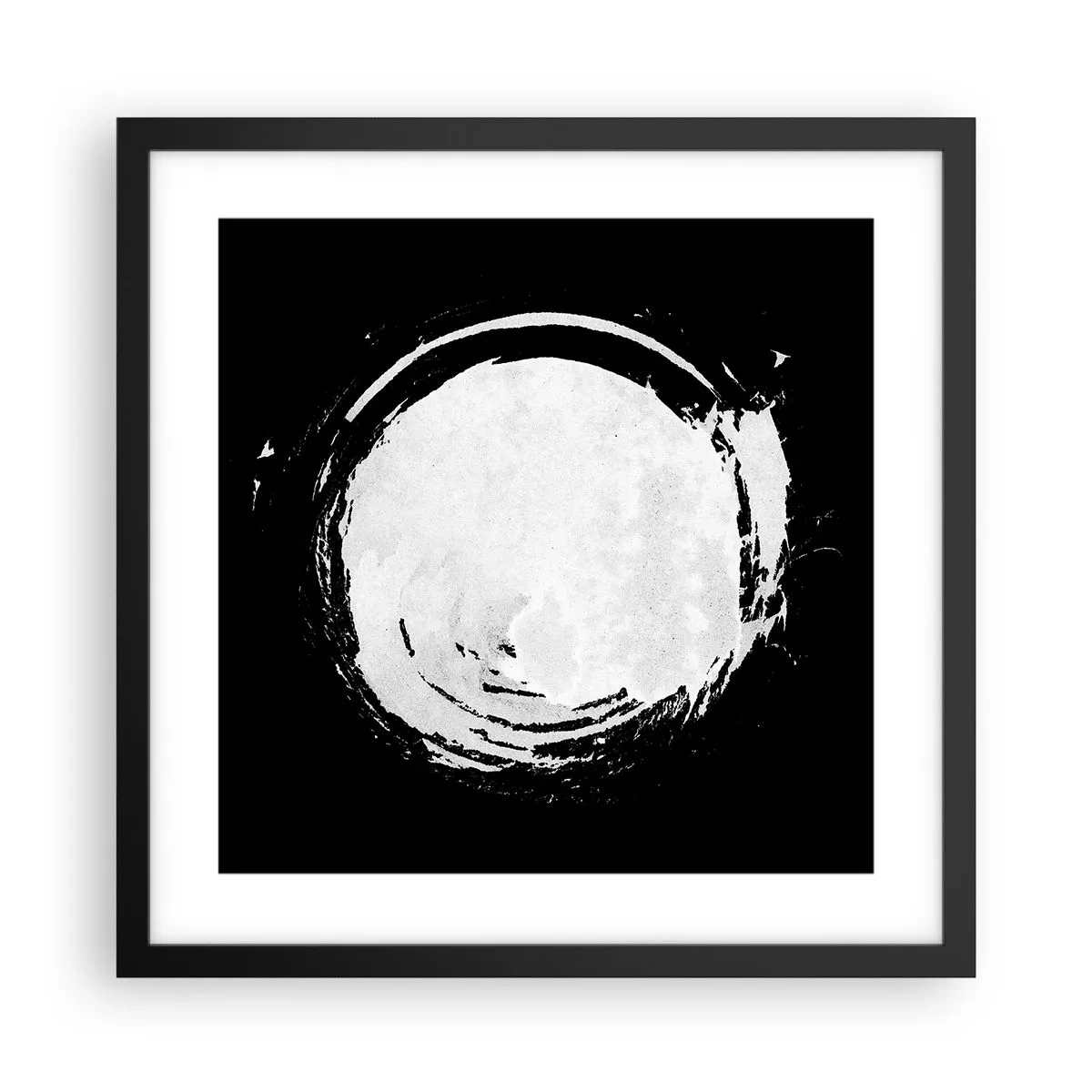 Affisch i svart ram - Den goda vägen ut - 40x40 cm
