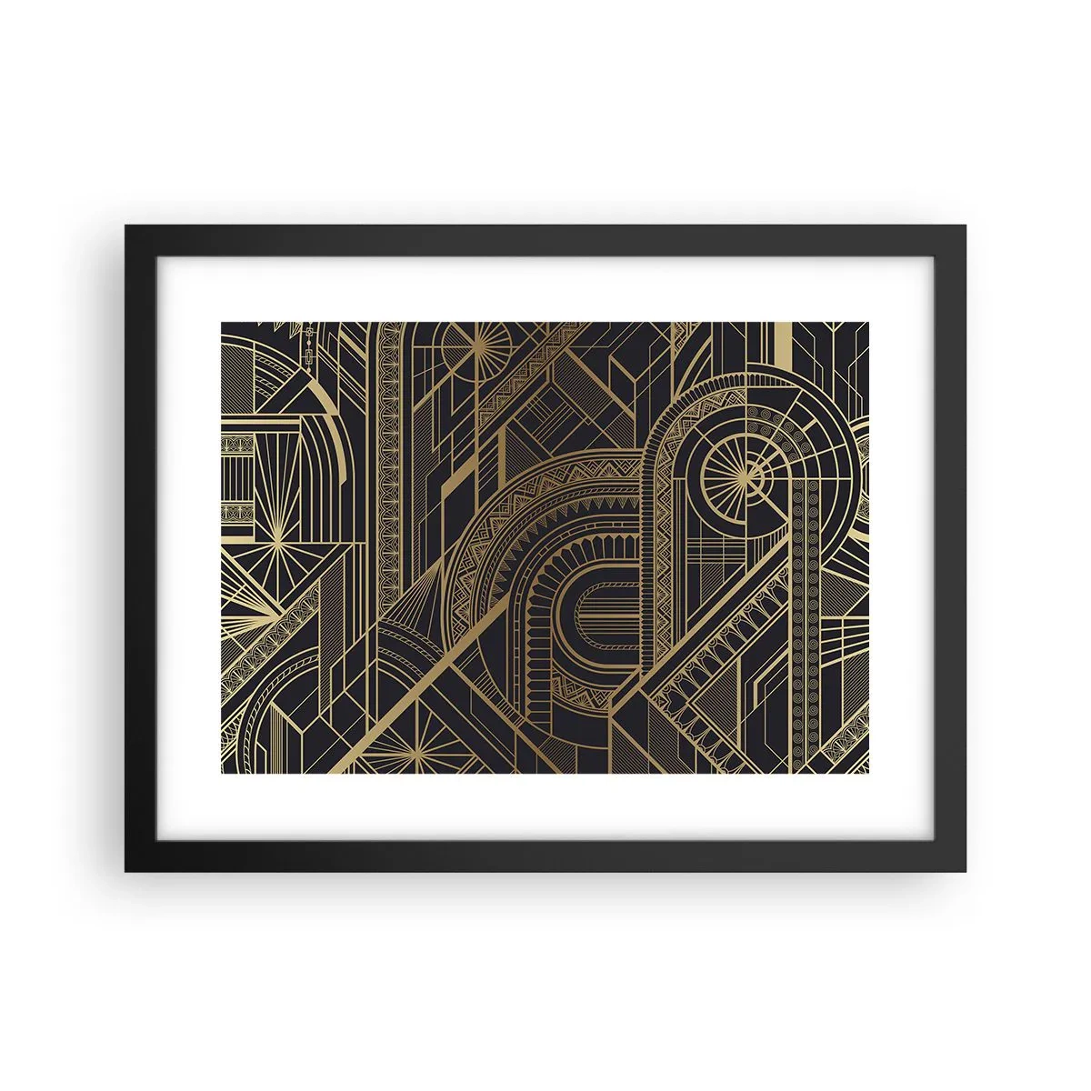 Affisch i svart ram - Koncept, idéer, planer - 40x30 cm