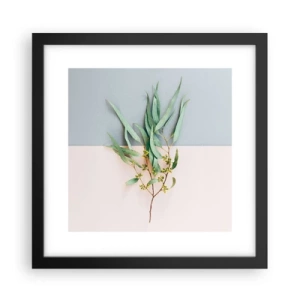 Affisch i svart ram - Pastellens subtilitet - 30x30 cm